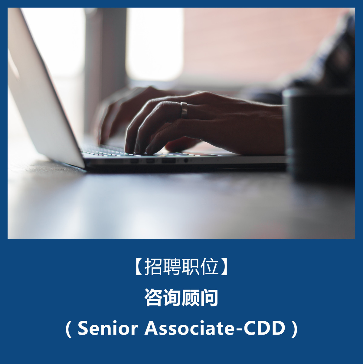 社会招聘-咨询顾问（Senior Associate-CDD）